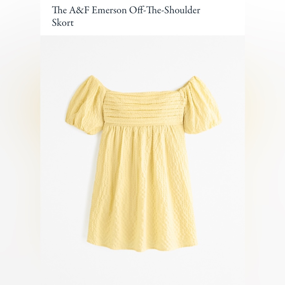 NWT A&F Emerson Off-The-Shoulder Skort